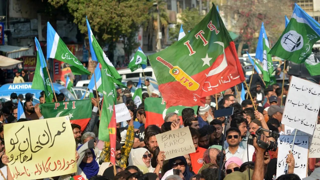 Pakistan Imran Khan PTI protest