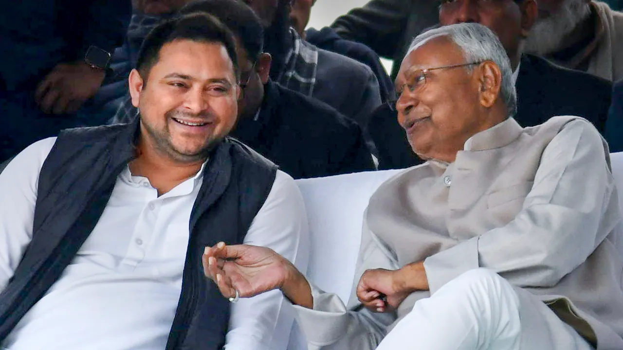 Tejashwi Yadav and Nitish Kumar