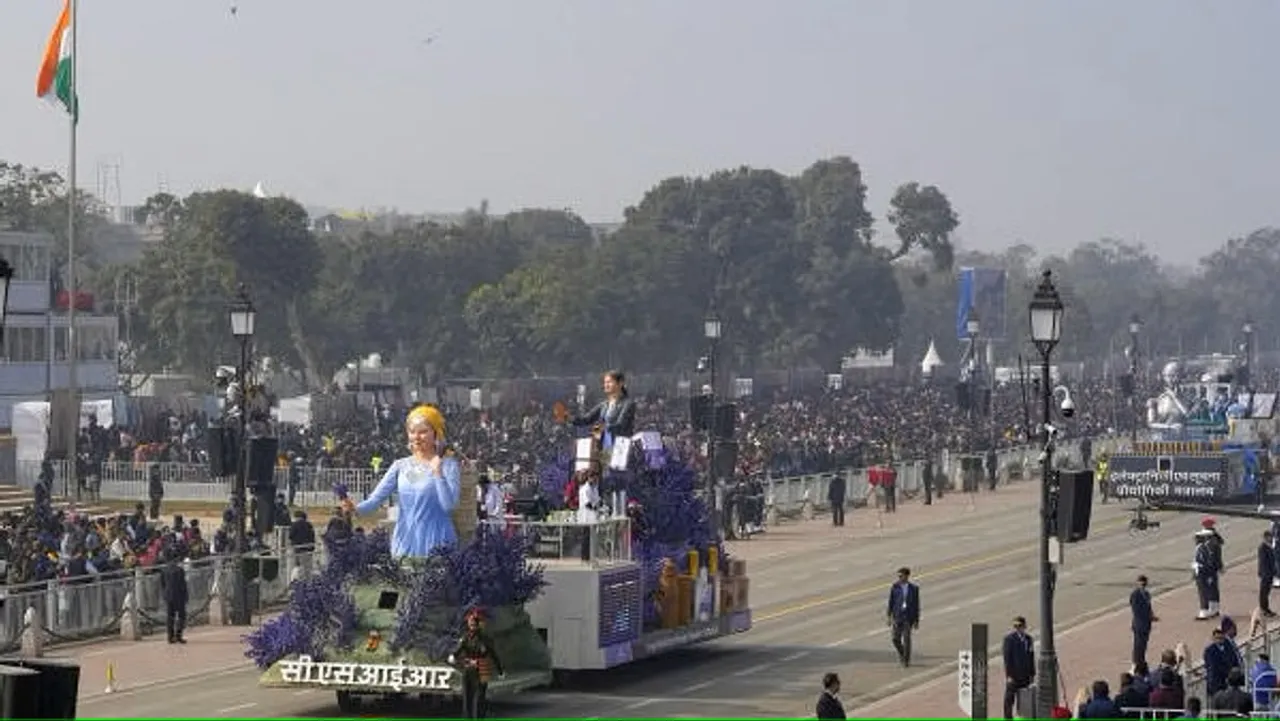 CSIR showcases purple revolution, electric tractor on Republic Day tableau