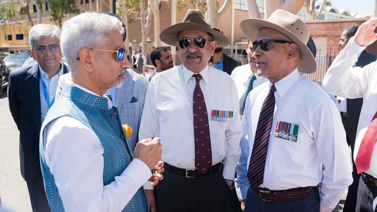 Jaishankar visits Sailani Avenue in Perth named after Indian-origin soldier honoured in Australia
