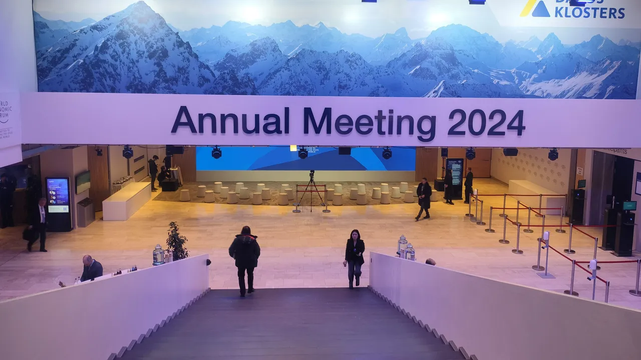 The venue of the World Economic Forum Annual Meeting, in Davos