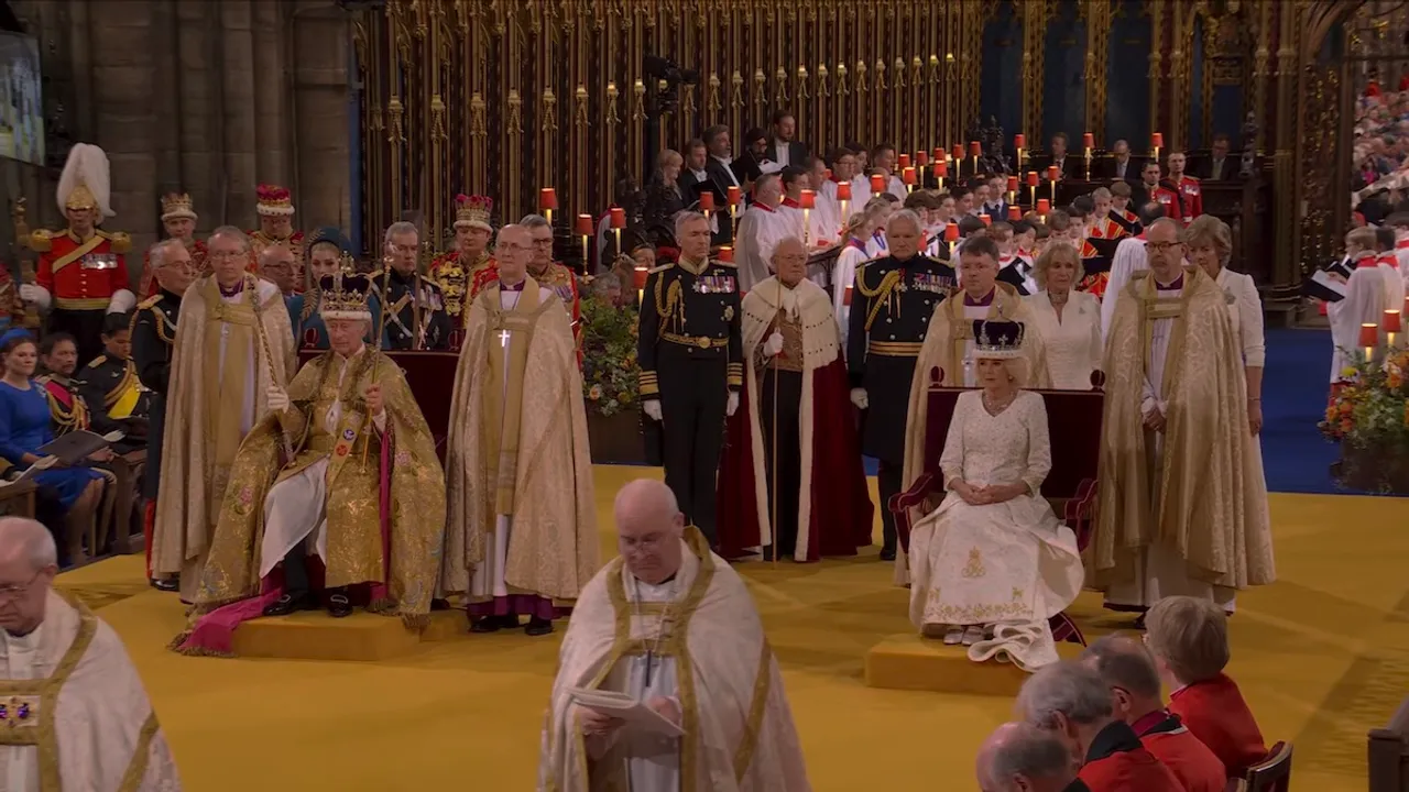Charles crowned King of UK with the Imperial State Crown at historic ceremony