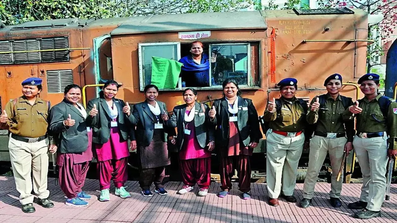 All-women team takes charge of Ranchi-Tori passenger train