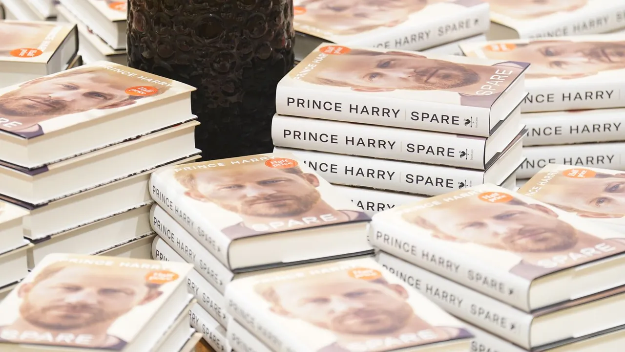 Prince Harry's book "Spare" sets record on Day-1; sells 1.4 mn copies
