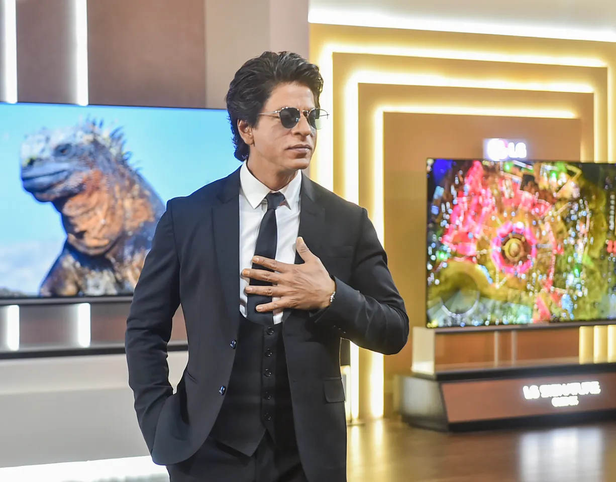 In this Tuesday, May 24, 2022 file image Bollywood actor Shah Rukh Khan attends a launch event, in New Delhi