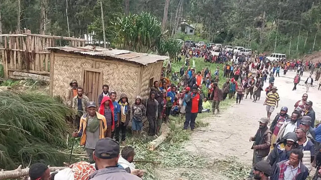 Papua New Guinea landslide