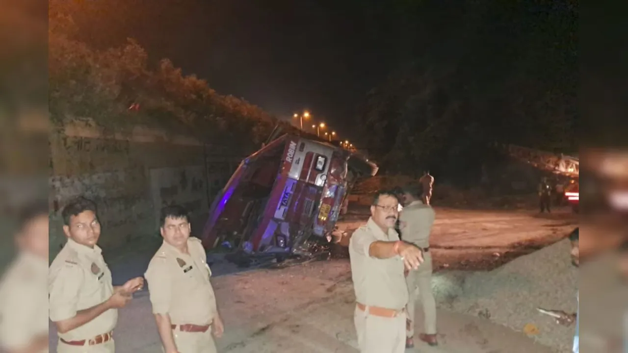 Bareilly accident: One killed, 40 injured as bus falls off flyover