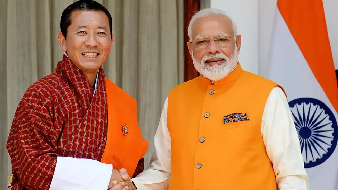 Narendra modi Tshering Bhutan India