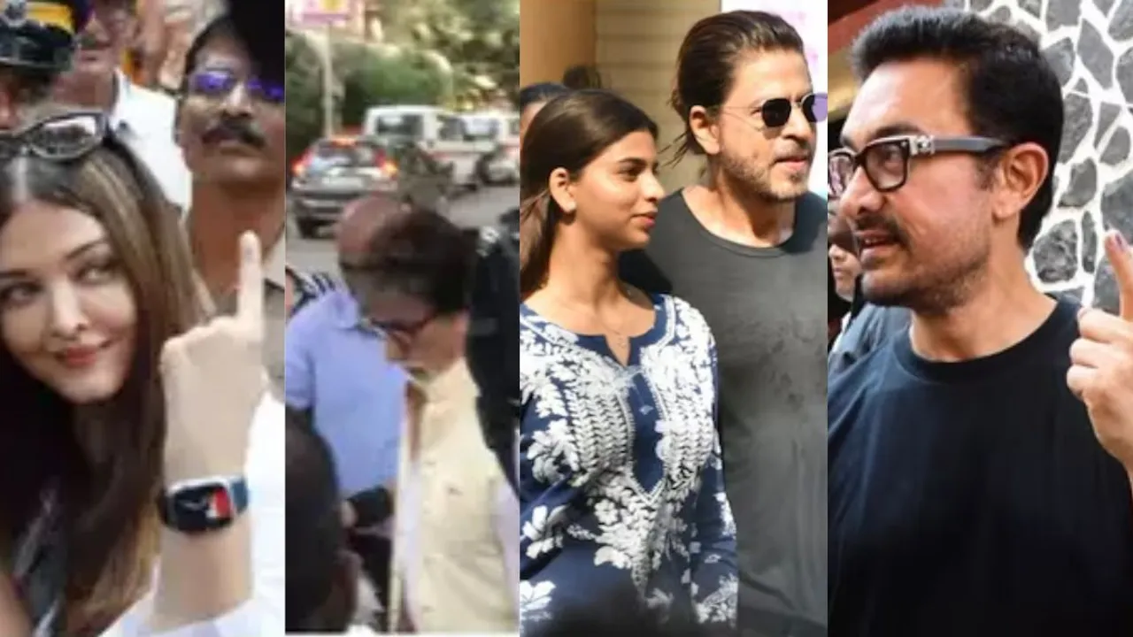 Amitabh Bachchan, SRK, Aamir Khan, Akshay Kumar and other celebs vote in Mumbai