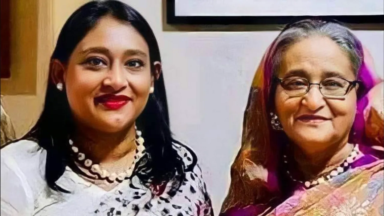 Saima Wazed and Sheikh Hasina