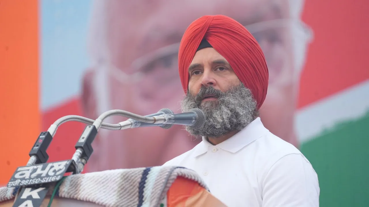 Rahul Gandhi during Punjab leg of Bharat Jodo Yatra