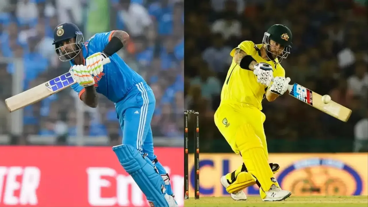 Suryakumar yadav Glenn Maxwell India vs Australia