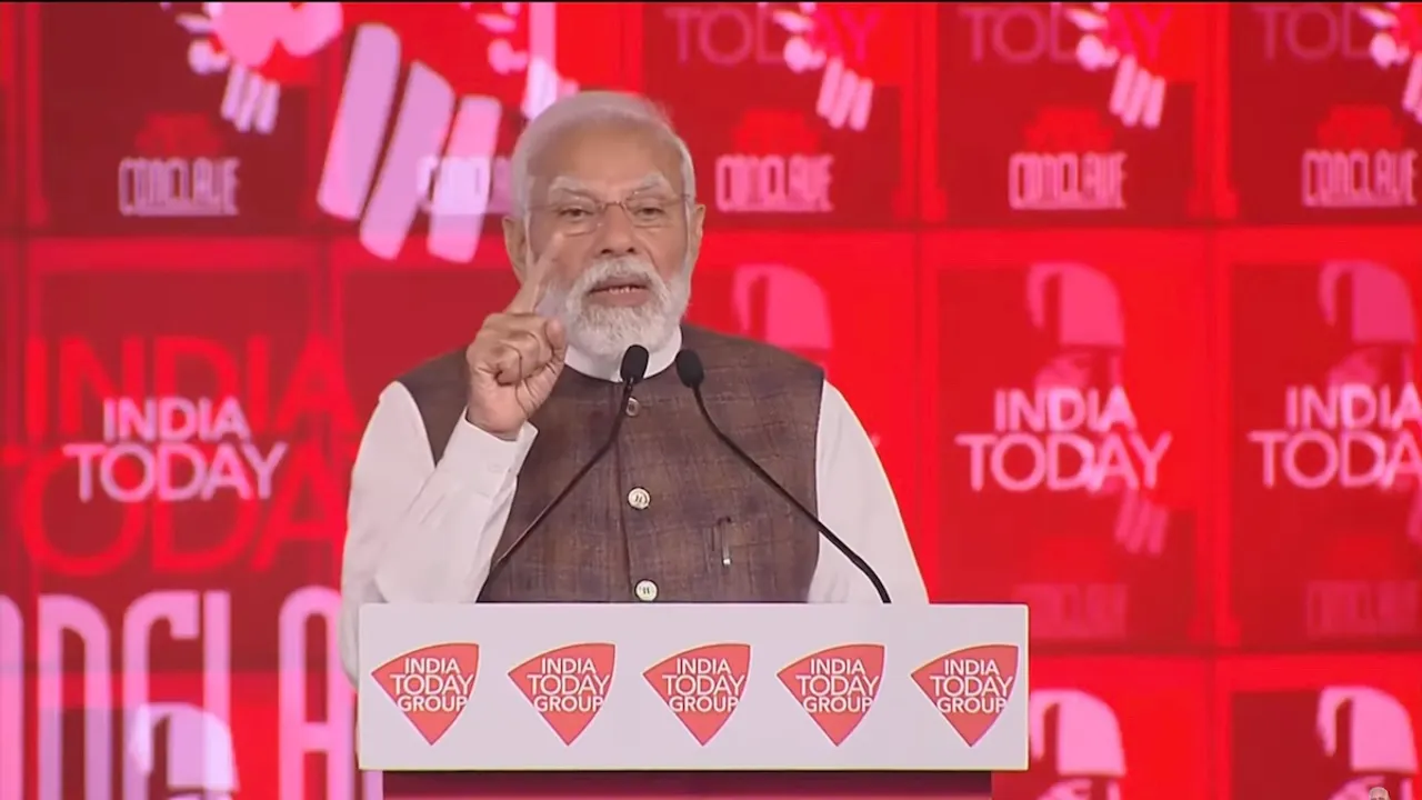 I am driven by nation first, some by family first: PM Modi at India Today Conclave