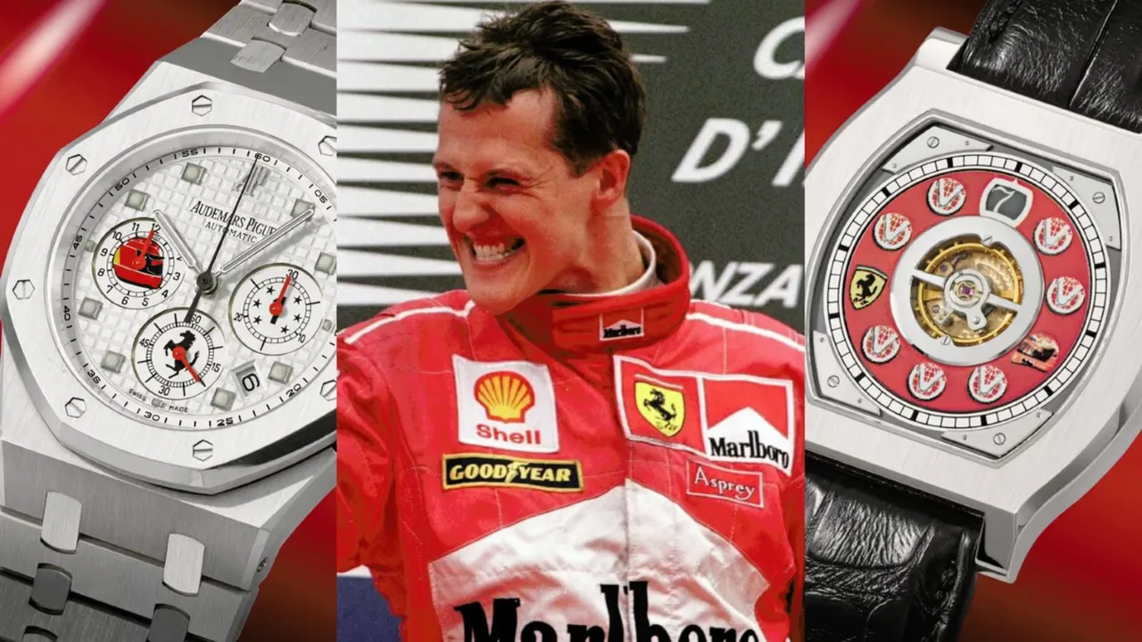 Michael Schumacher's watch collection