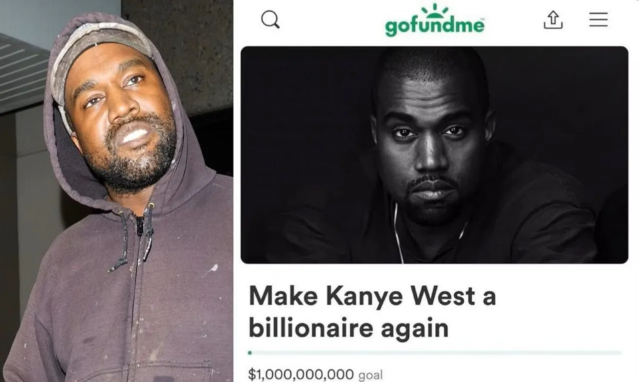 Fans have started a GoFundMe to make Kanye West a billionaire again