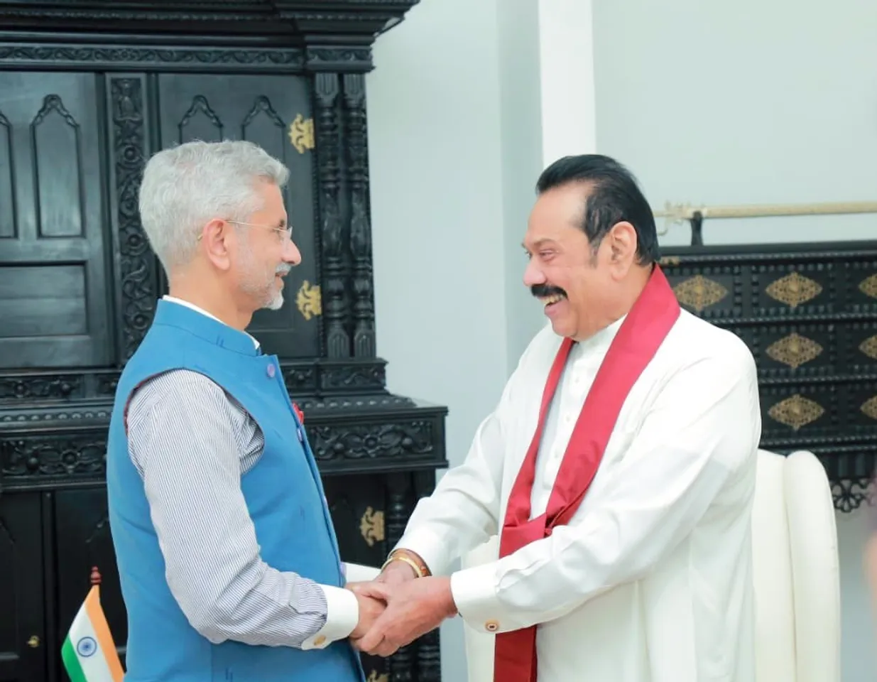 EAM Jaishankar meets Rajapaksas, thanks India for supporting Sri Lanka