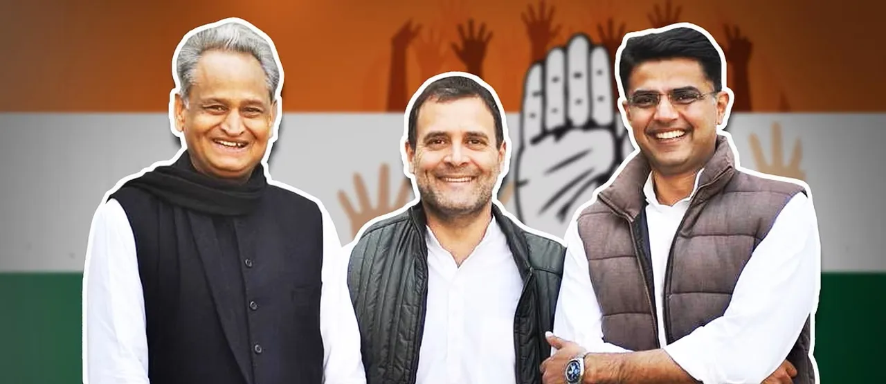 Sachin Ashok Rahul Rajasthan Congress