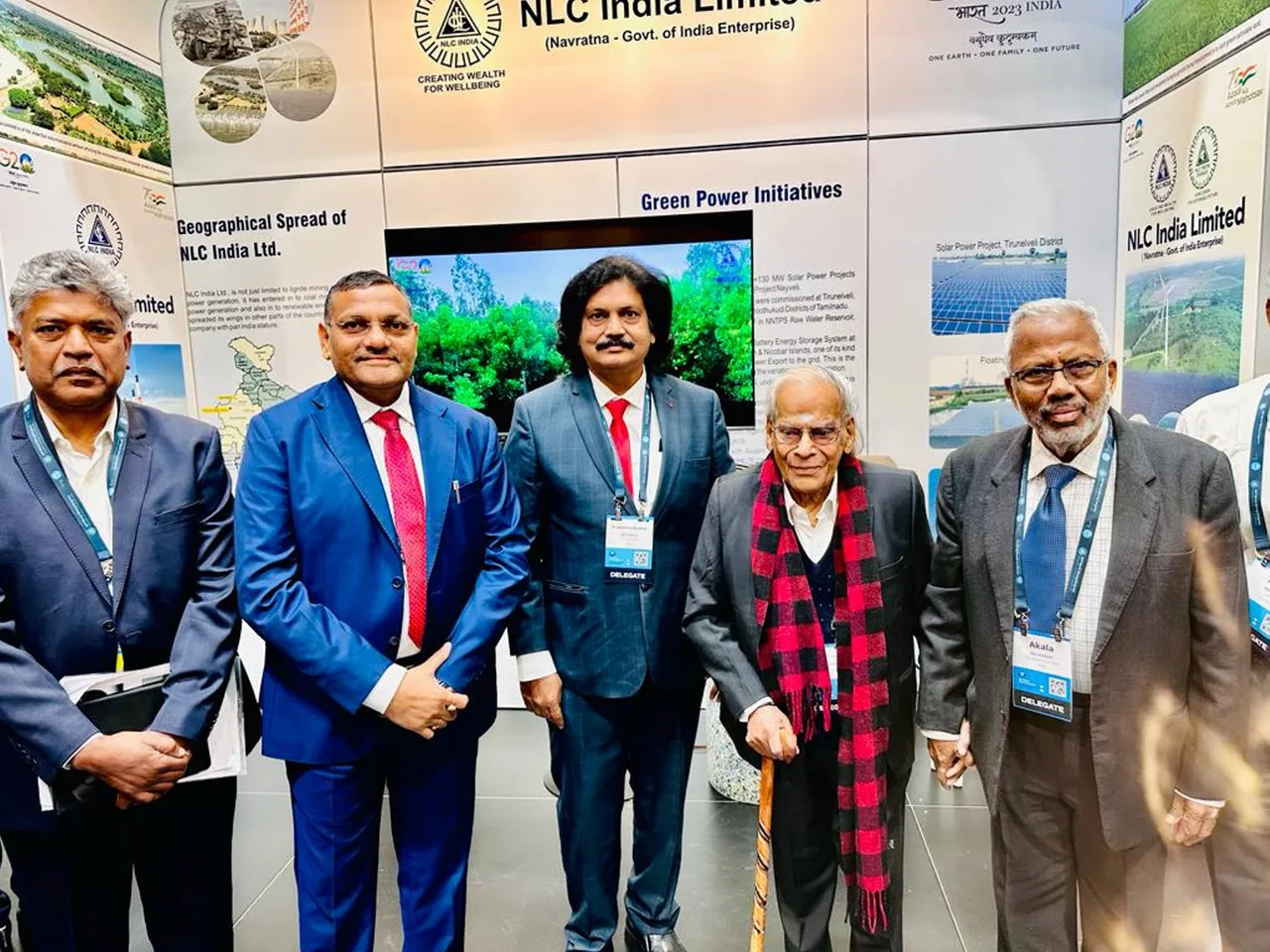 Ministry of Coal Secretary Amrit Lal Meena (2nd from left) and other officials at the inauguration of India pavilion at the World Mining Congress (WMC) 2023, in Brisbane, Australia