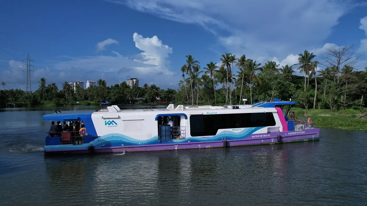Cochin Shipyard Ltd delivers 13th electric hybrid ferry to Kochi Water Metro