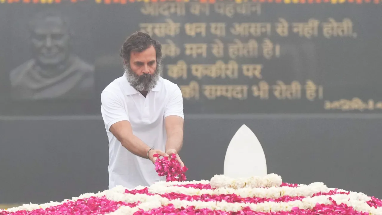 Rahul Gandhi visits Sadaiv Atal