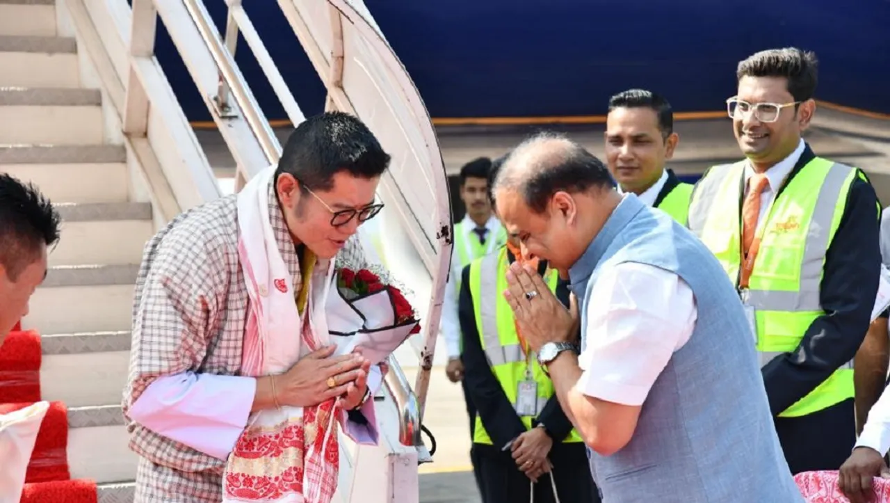 Bhutan King Wangchuk arrives in Assam for 3-day visit
