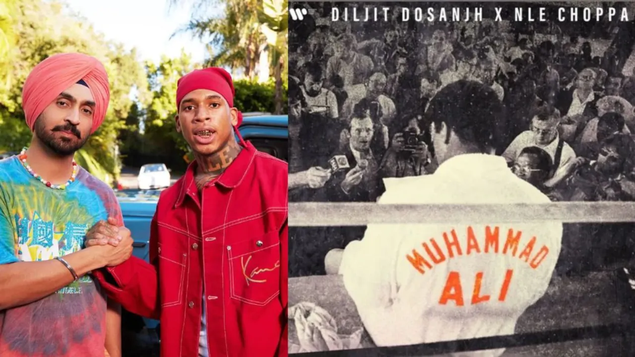 Diljit Dosanjh unveiled his second international collaboration for 2024 with American rapper NLE Choppa for the track 'Muhammad Ali' on Friday