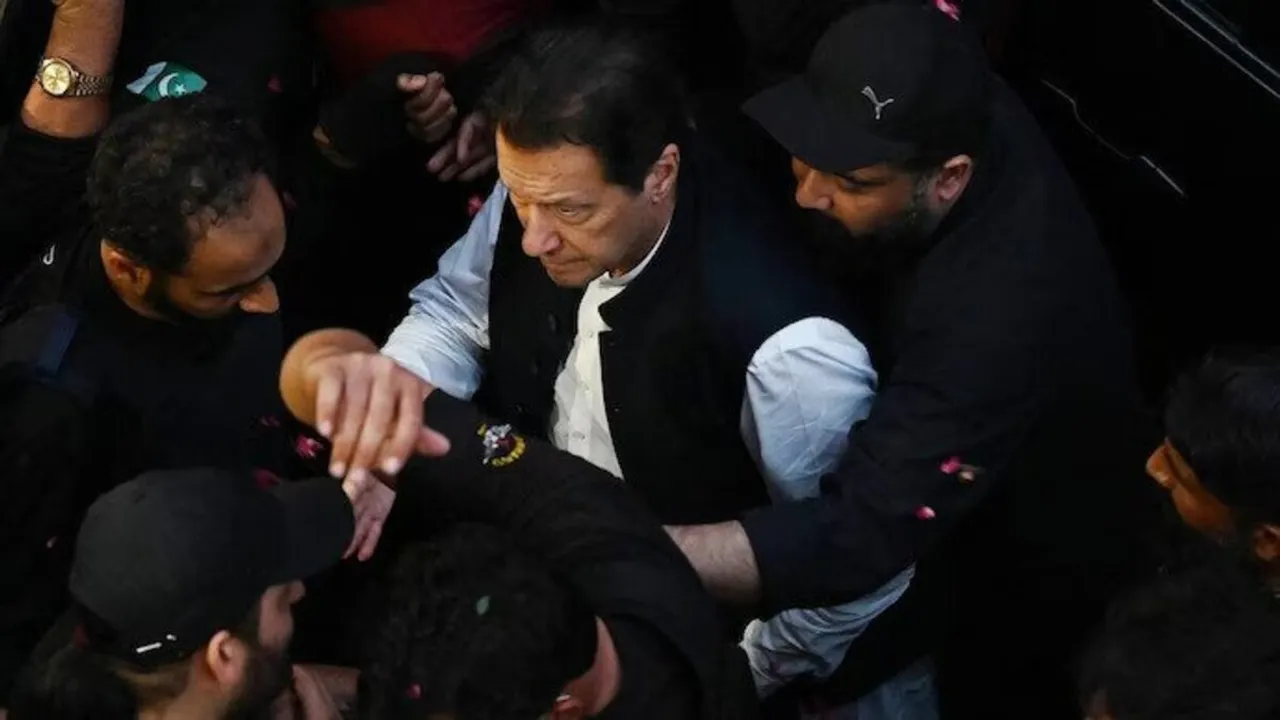 Imran Khan arrested from outside Islamabad High Court in corruption case