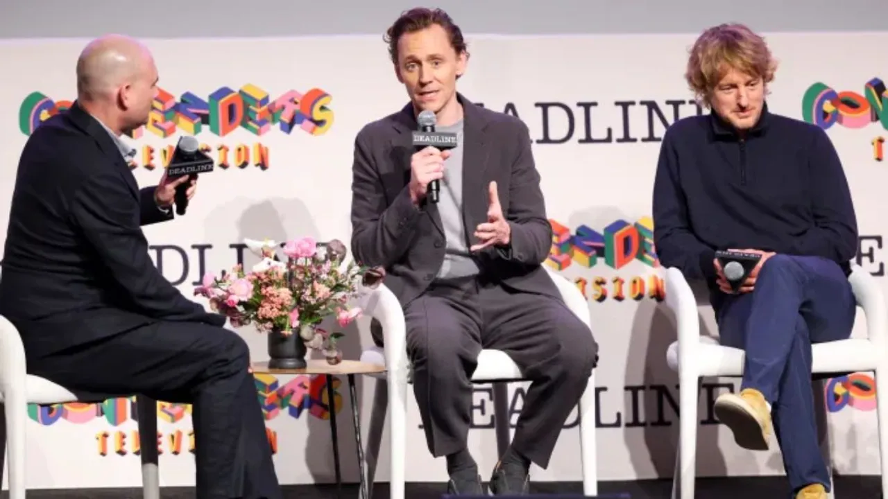 Dominic Patten, Tom Hiddleston and Owen Wilson