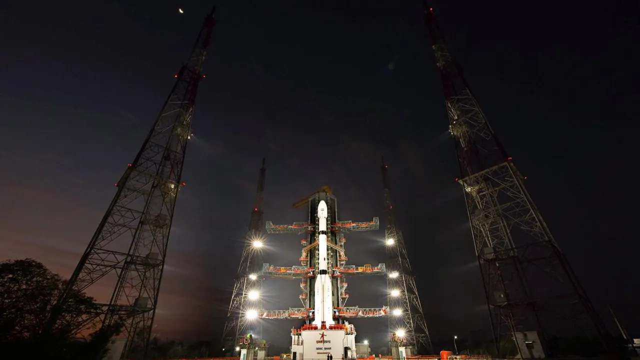 GSLV rocket carrying INSAT-3DS meteorological satellite lifts-off
