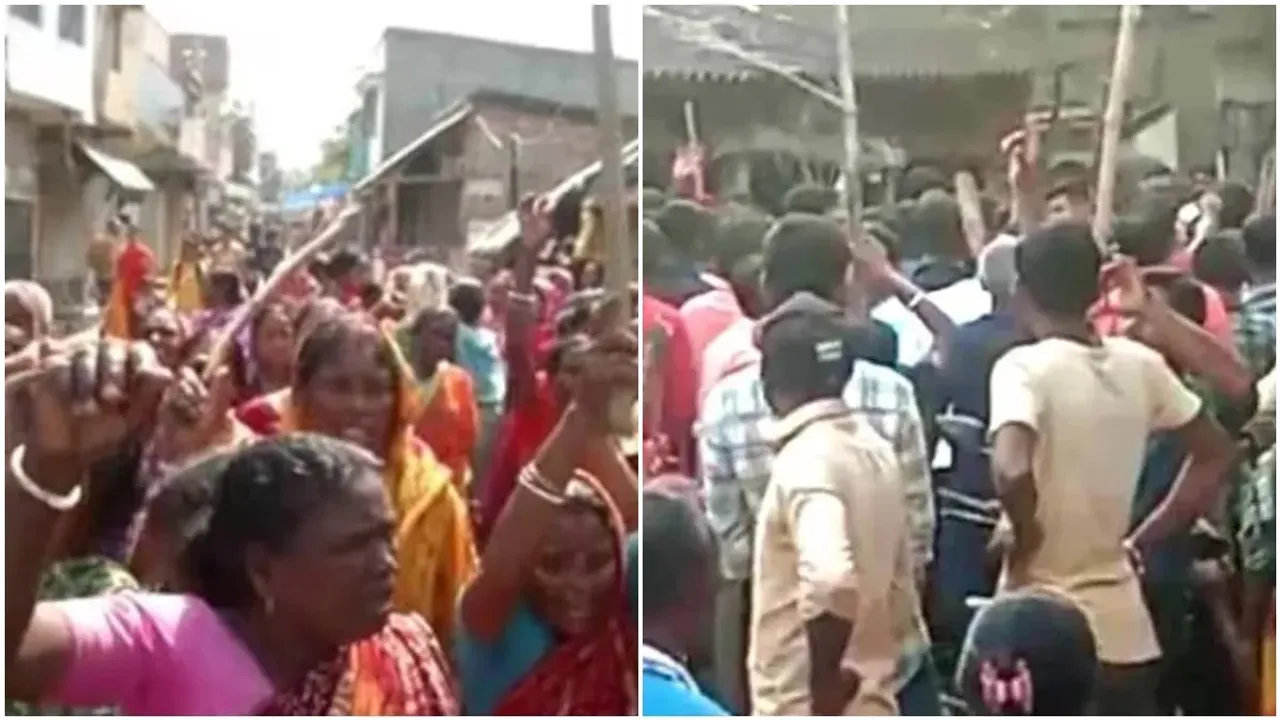 Violent protest in Sandeshkhali