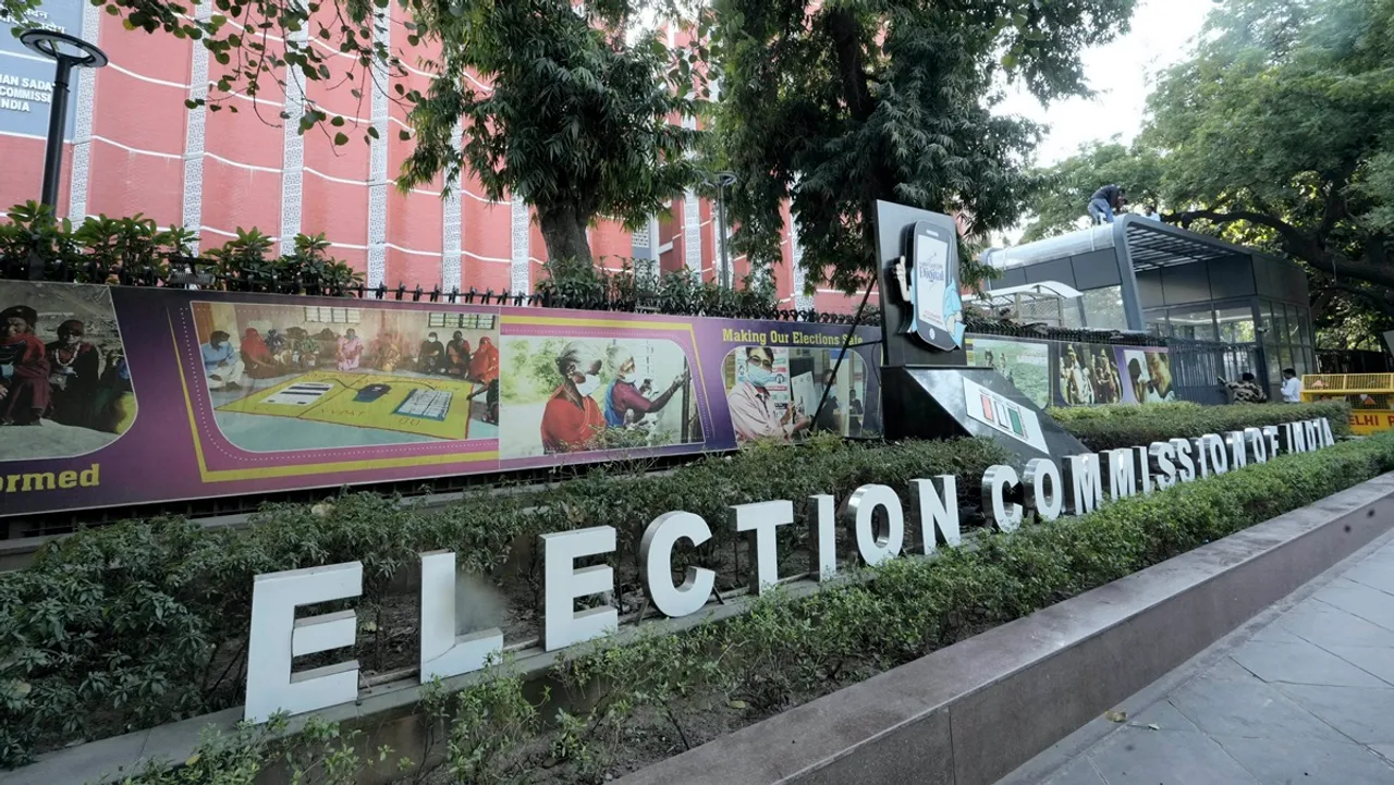 The Election Commission of India (ECI) building, in New Delhi, Wednesday, Feb. 28, 2024