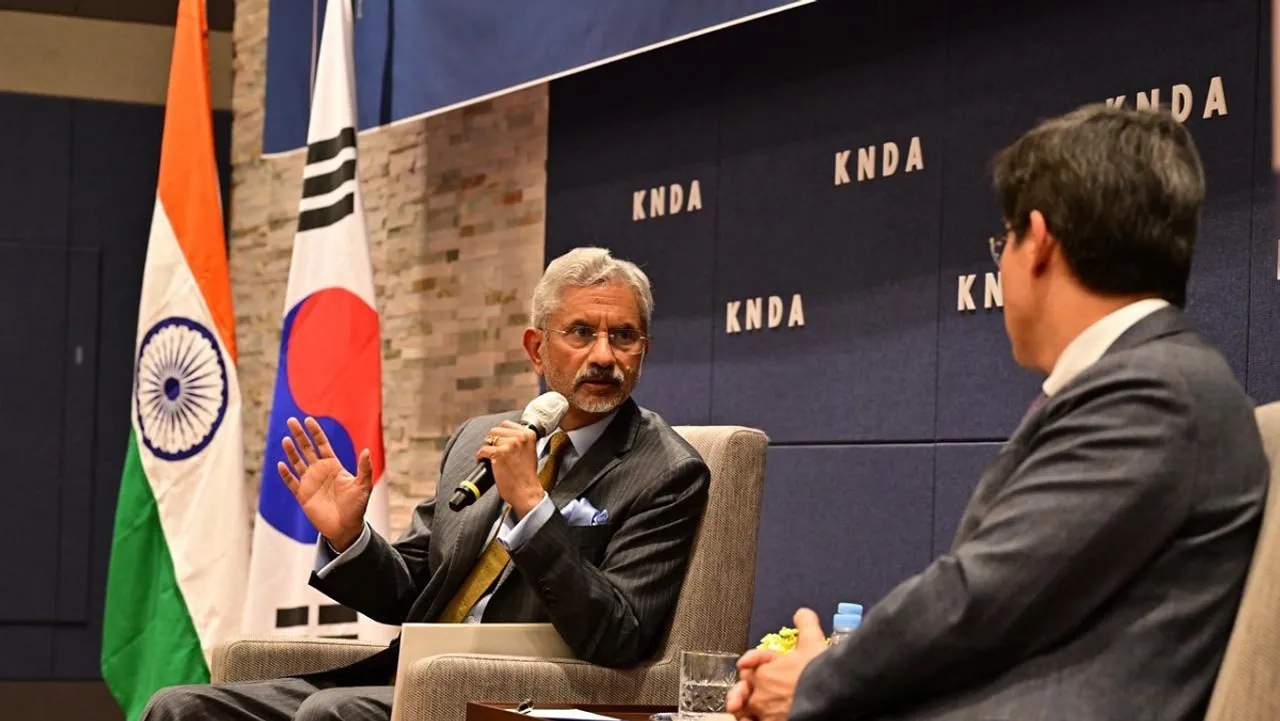 External Affairs Minister S Jaishankar was addressing the Indian community here this evening as part of the first leg of his four-day visit to South Korea and Japan.