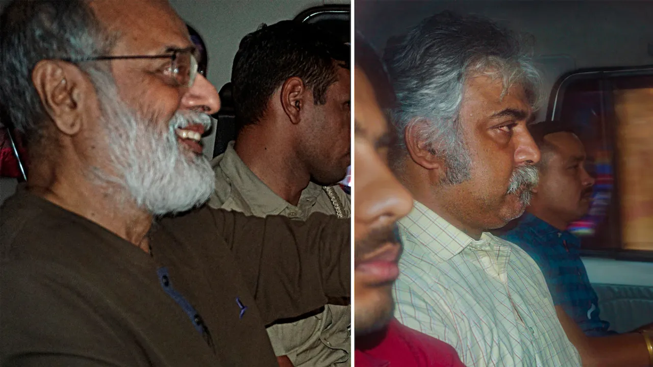 Prabir Purkayastha and Amit Chakravarty in Delhi Police's custody