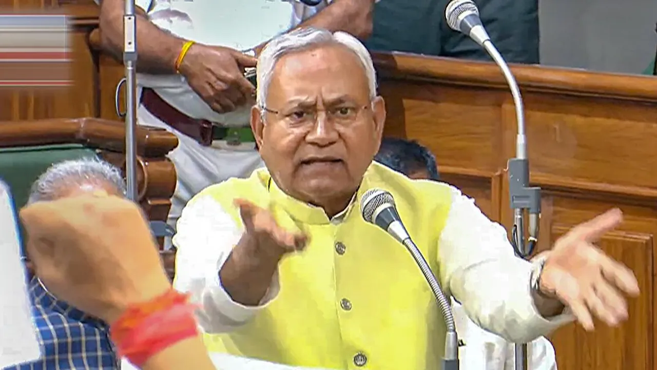 Nitish Kumar apologises for comment on women amid oppn, social media protest