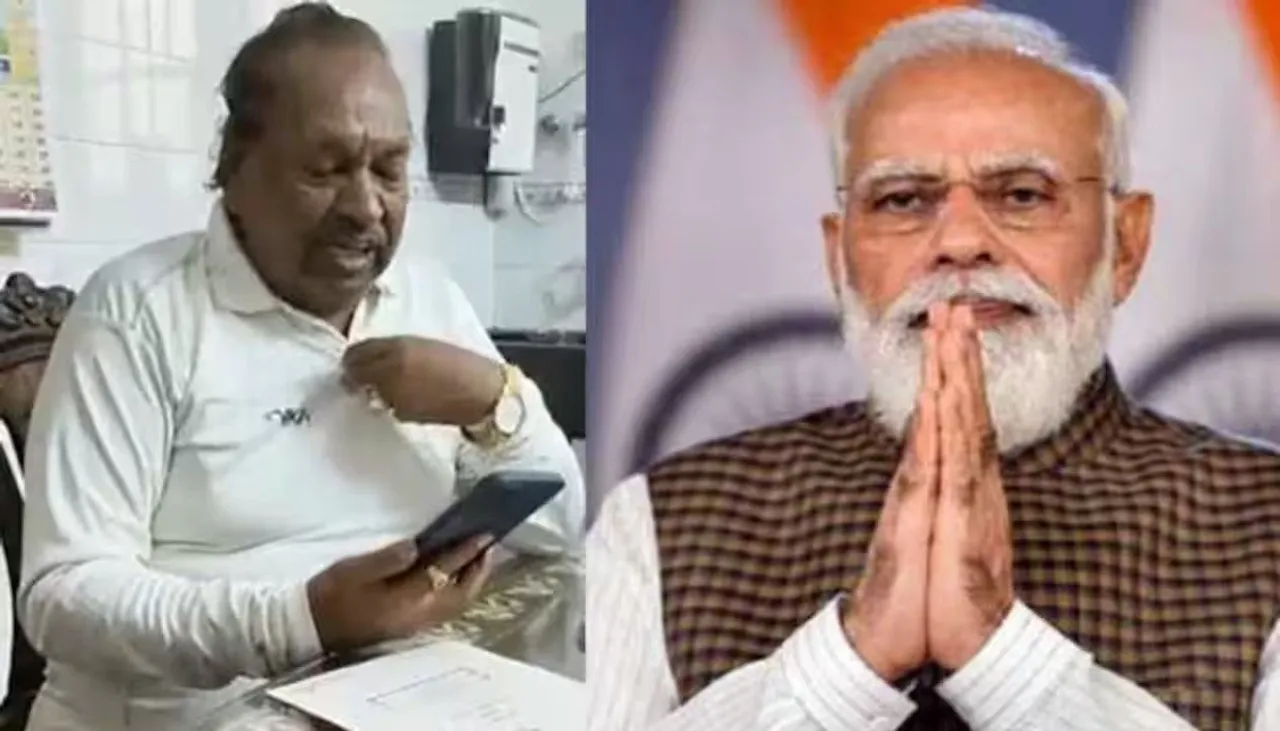 BJP endorses corruption: Cong on video of PM Modi calling Eshwarappa