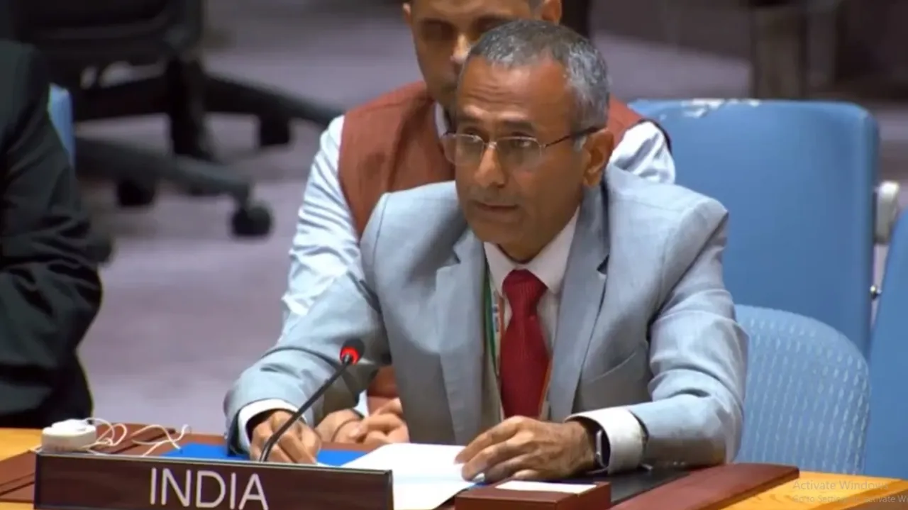 R Ravindra, Charge d'Affaires and Deputy Permanent Representative in India’s Permanent Mission to the UN