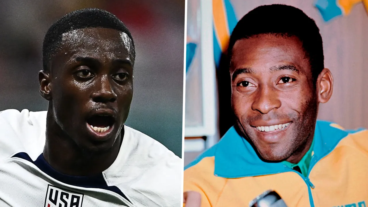 Pele congratulates Timothy Weah for World Cup goal against Wales