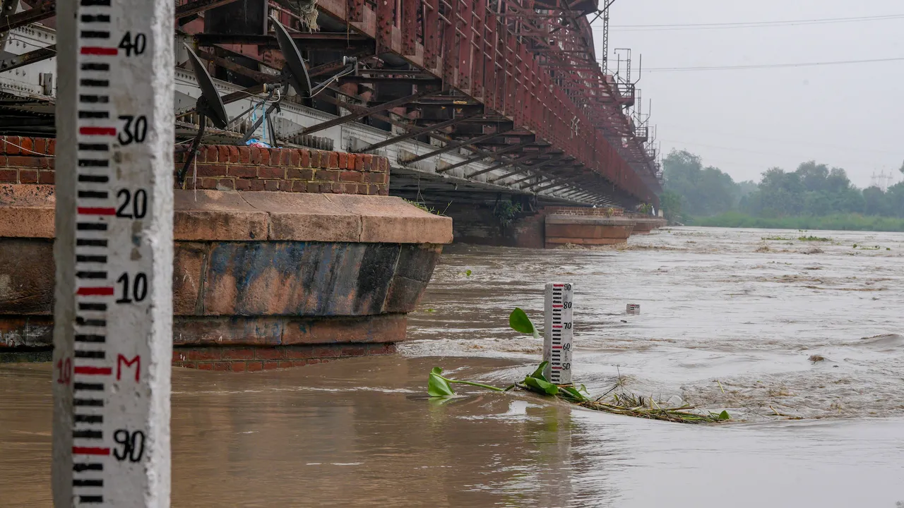 Yamuna water level