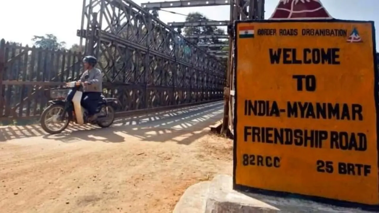 India-Myanmar border