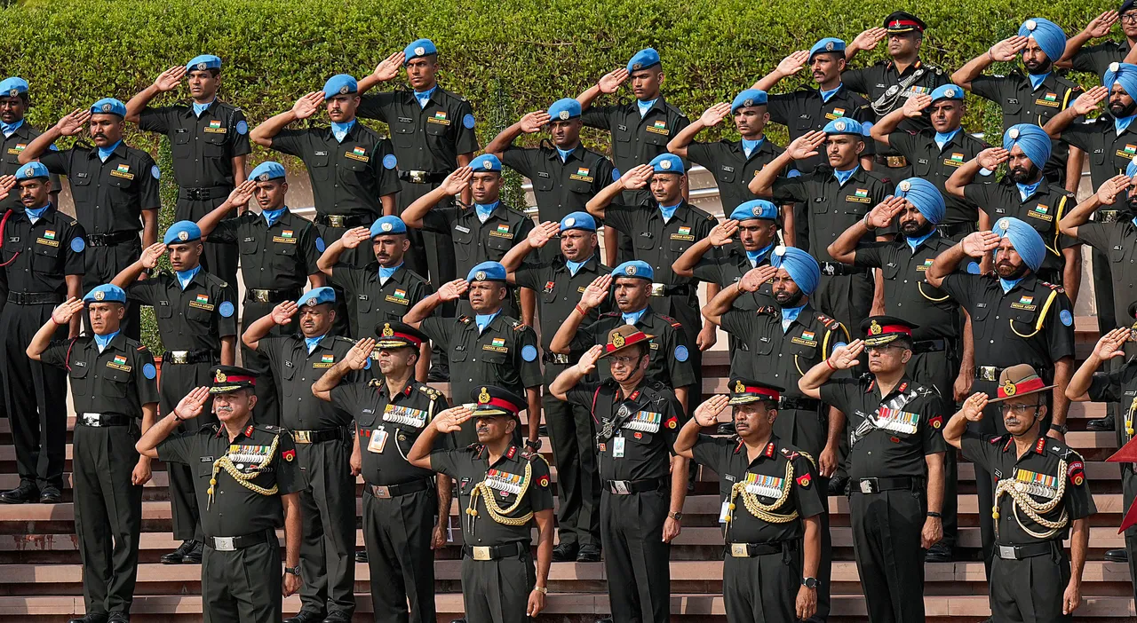75th UN Peacekeepers Day, at National War Memorial in New Delhi