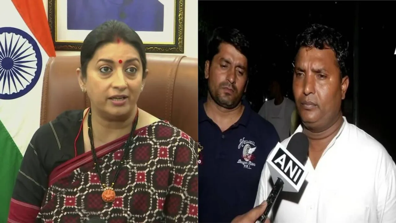 Smriti Irani hits out at Srinivas BV