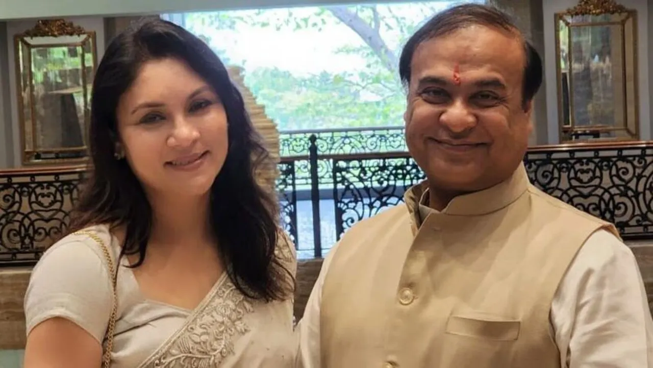 Riniki Bhuyan Sarma Himanta Biswa Sarma.jpg