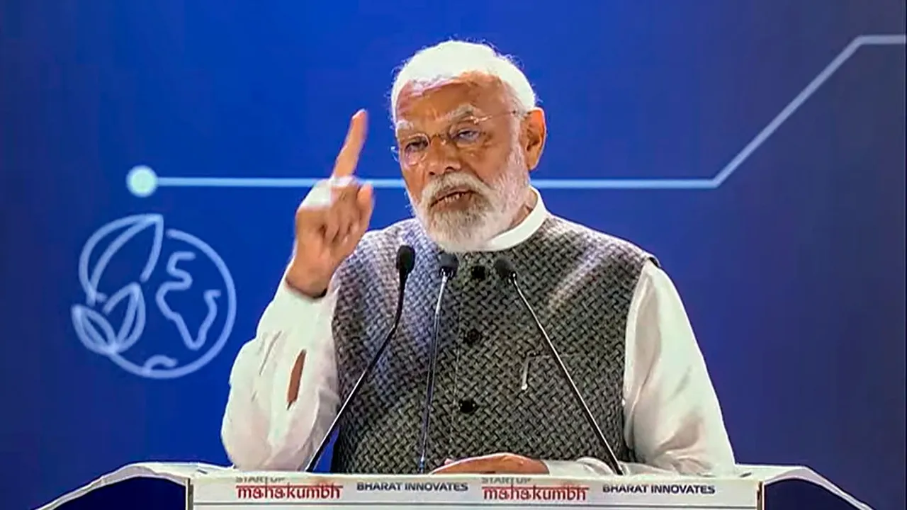 Some in politics need to be launched repeatedly, unlike startups: PM at 'Mahakumbh'