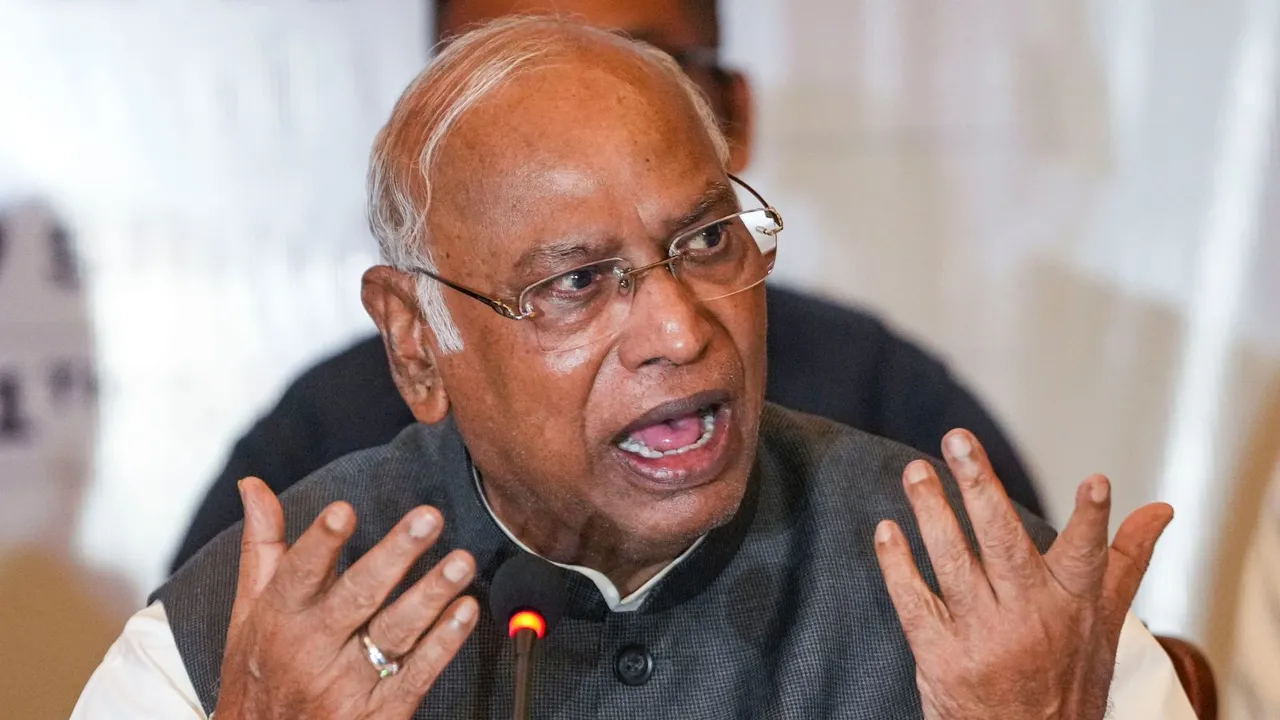 Congress president Mallikarjun Kharge (File image)