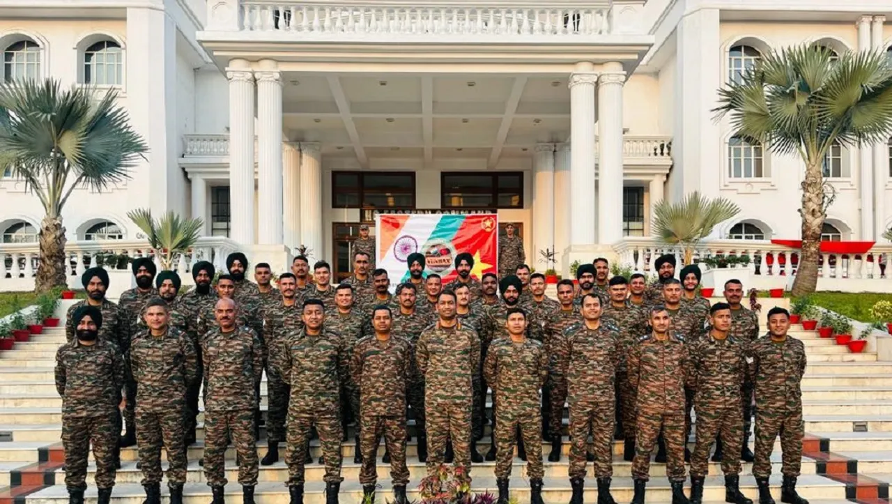 Armies of India, Vietnam begin 11-day military exercise in Hanoi