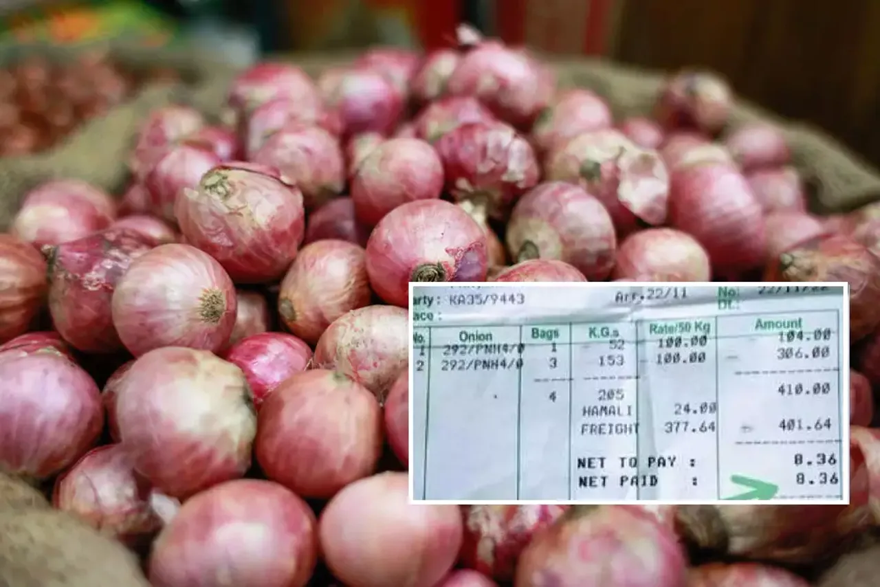 Onion Price Farmer Karnataka