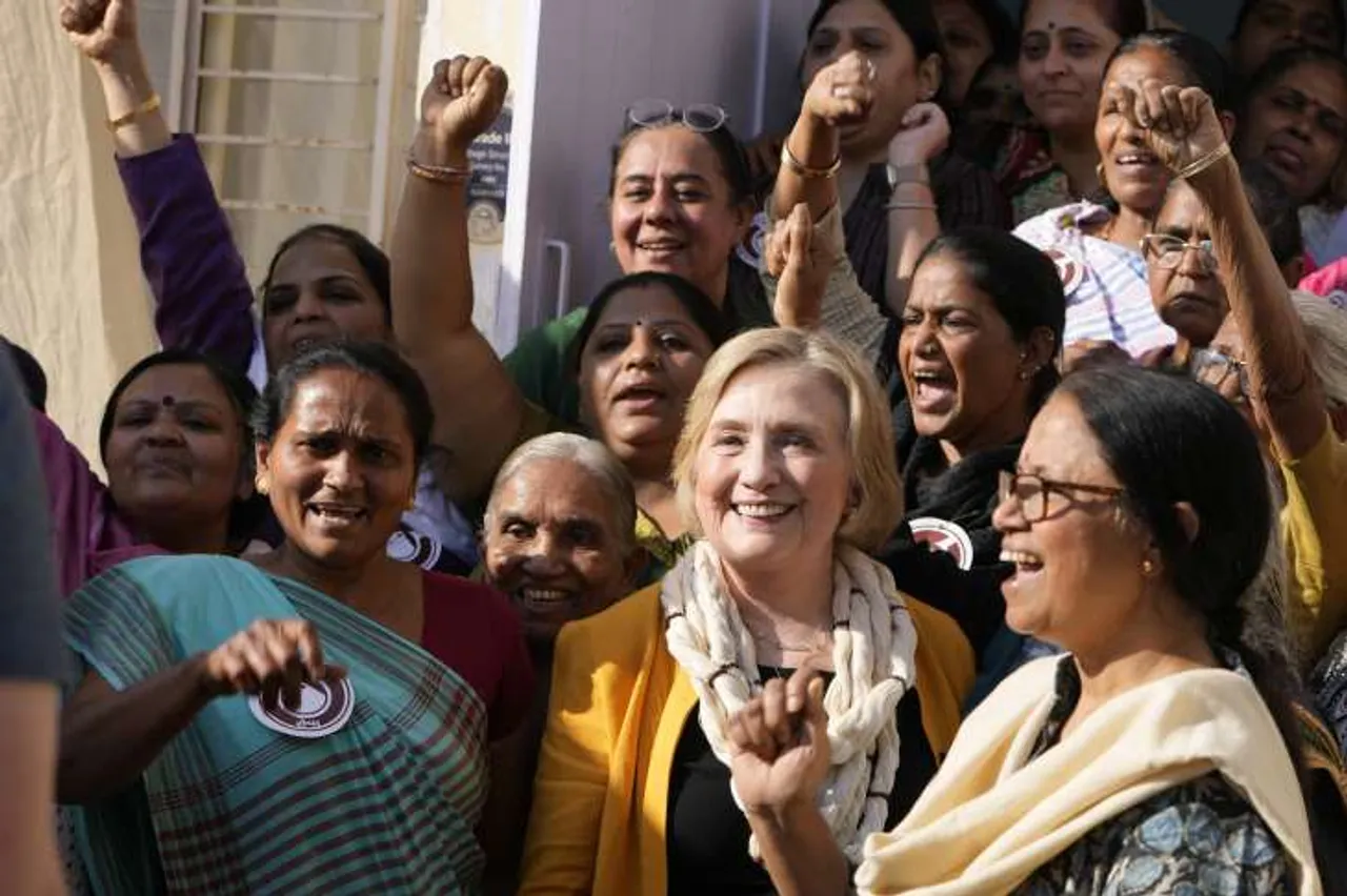 Hillary Clinton in India