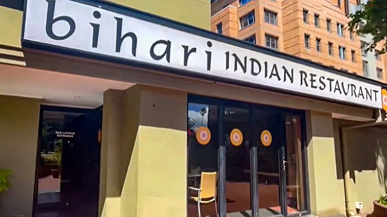 The 'Bihari Indian Restaurant' in Capetown, South Africa