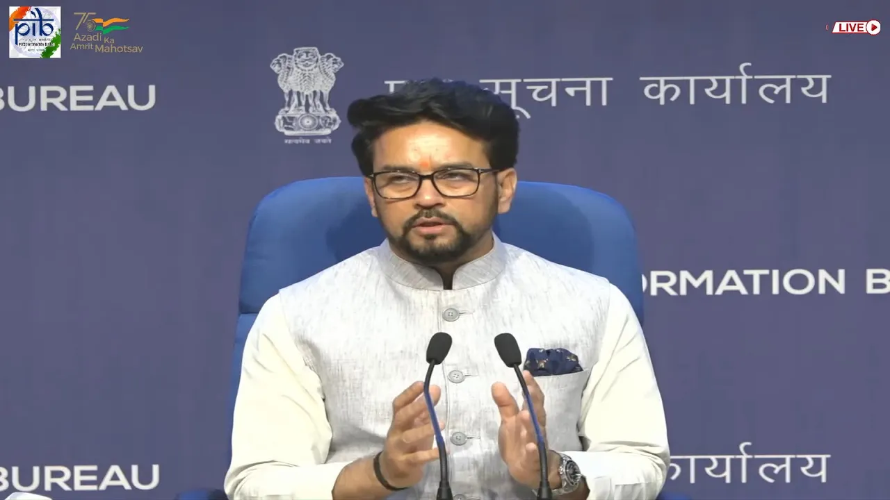 Cabinet briefing by Union Minister Anurag Singh Thakur