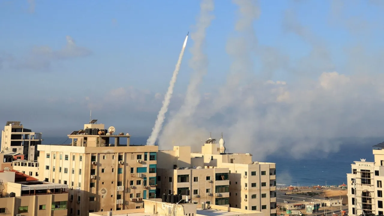 Israel Palestine Hamas Rocket Attac